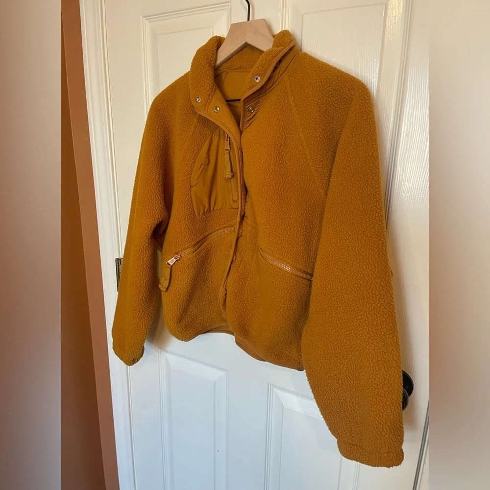 Free People Hit the Slopes Jacket in Russet Orange Size XS